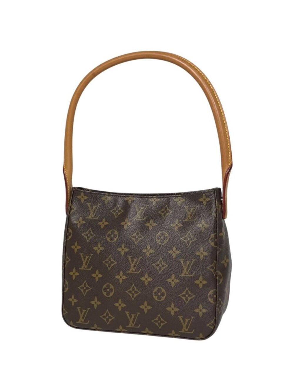 Louis Vuitton Looping MM Shoulder Bag Monogram Brown